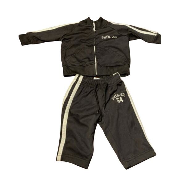 Old Navy Baby Tracksuit Set 3–6 Months – Black & White - Picture 1 of 2